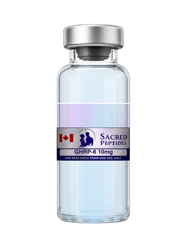 GHRP-6 10mg research vial, Sacred Peptides