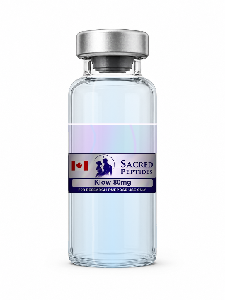 Klow 80mg research vial, Sacred Peptides