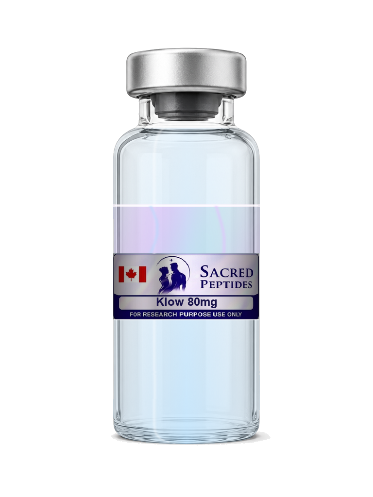 Klow 80mg research vial, Sacred Peptides