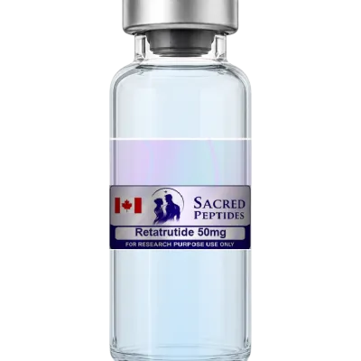 Retatrutide 50mg research vial, Sacred Peptides